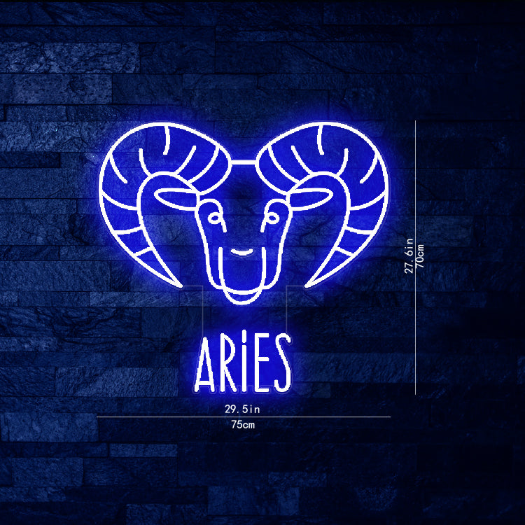 Aries Neon Sign