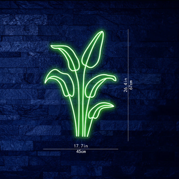 Greenery Neon Light Sign