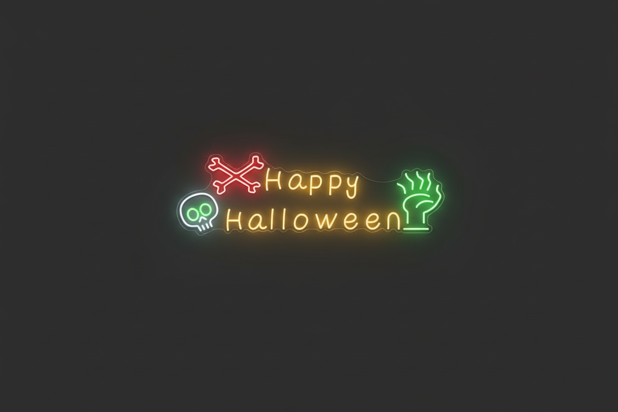 Happy Halloween Neon Sign