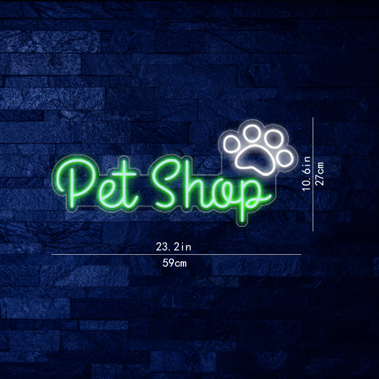 Pet Shop Neon Sign