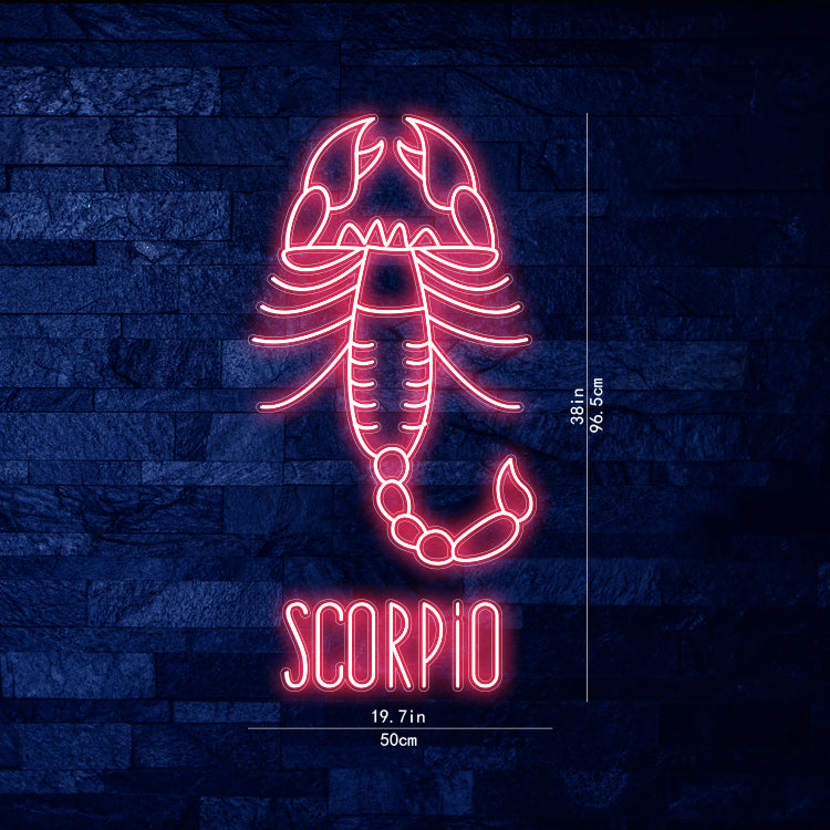 Scorpio Neon Light