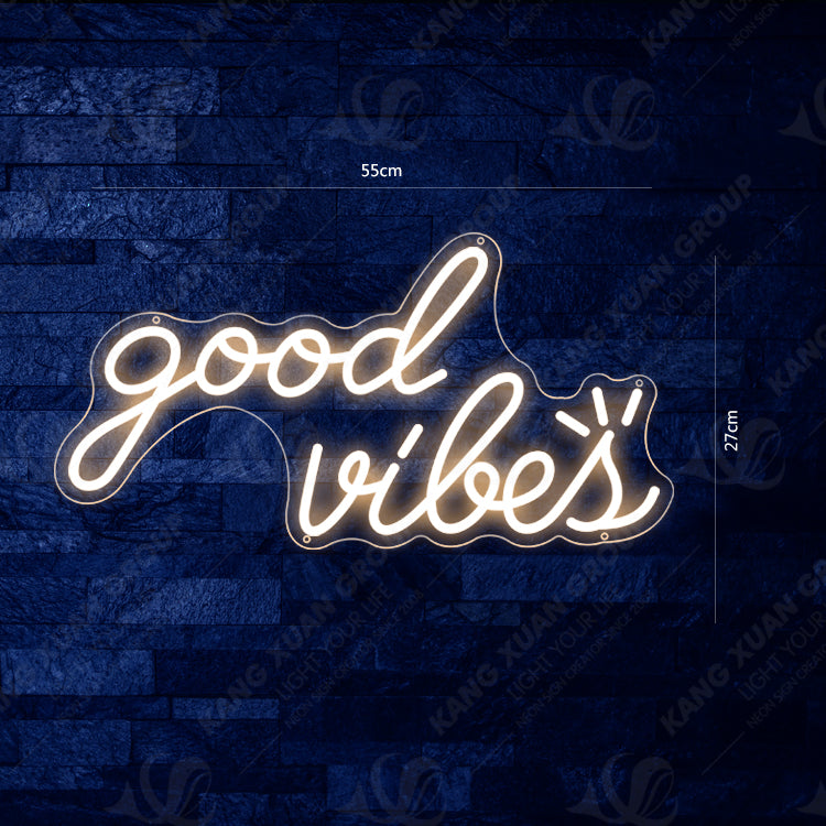 Good Vibes Neon Light Sign