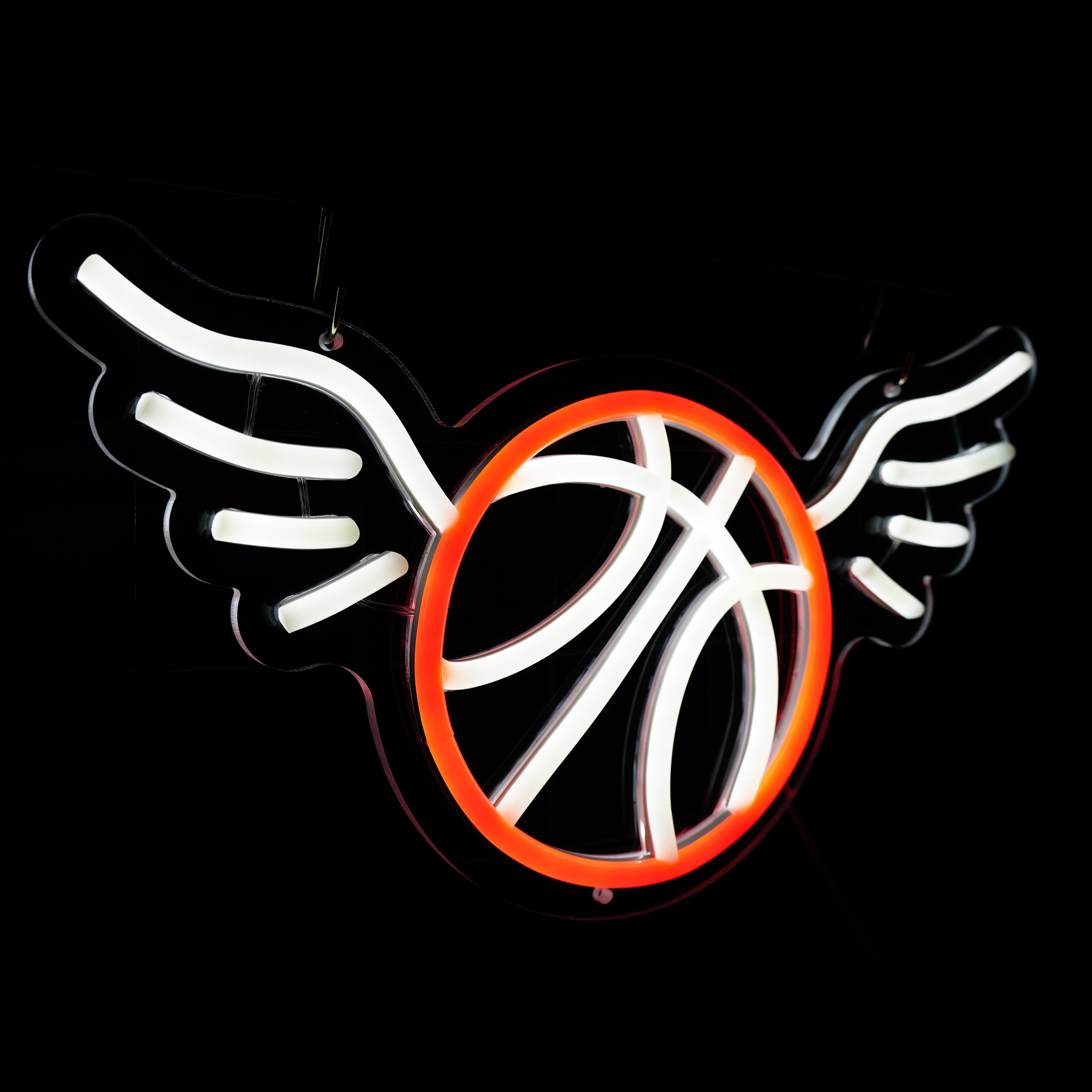 Basketball with Wings Neon Sign