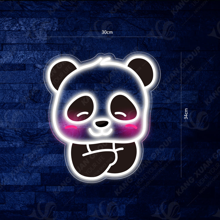 Cheeky Male Panda Neon Light – Free Name Customization