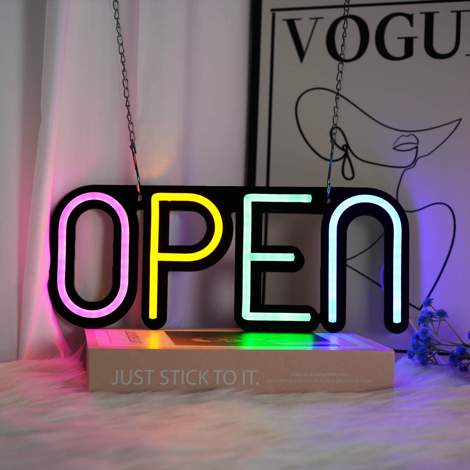 Color OPEN Led Neon Signs