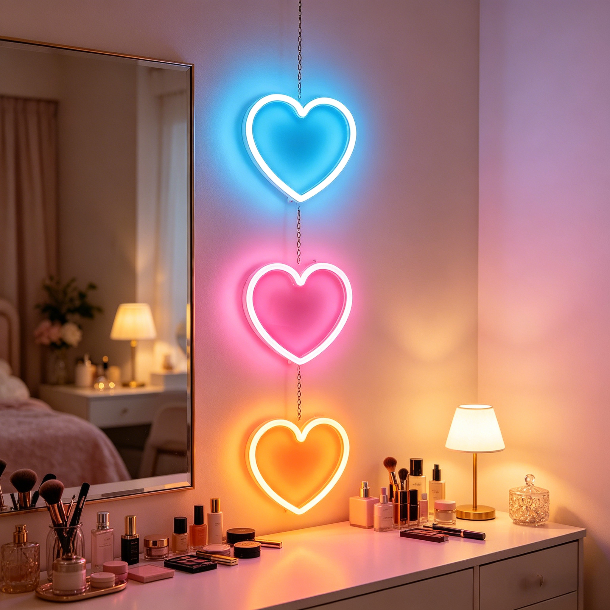 Heart-Shaped String Led Neon Signs