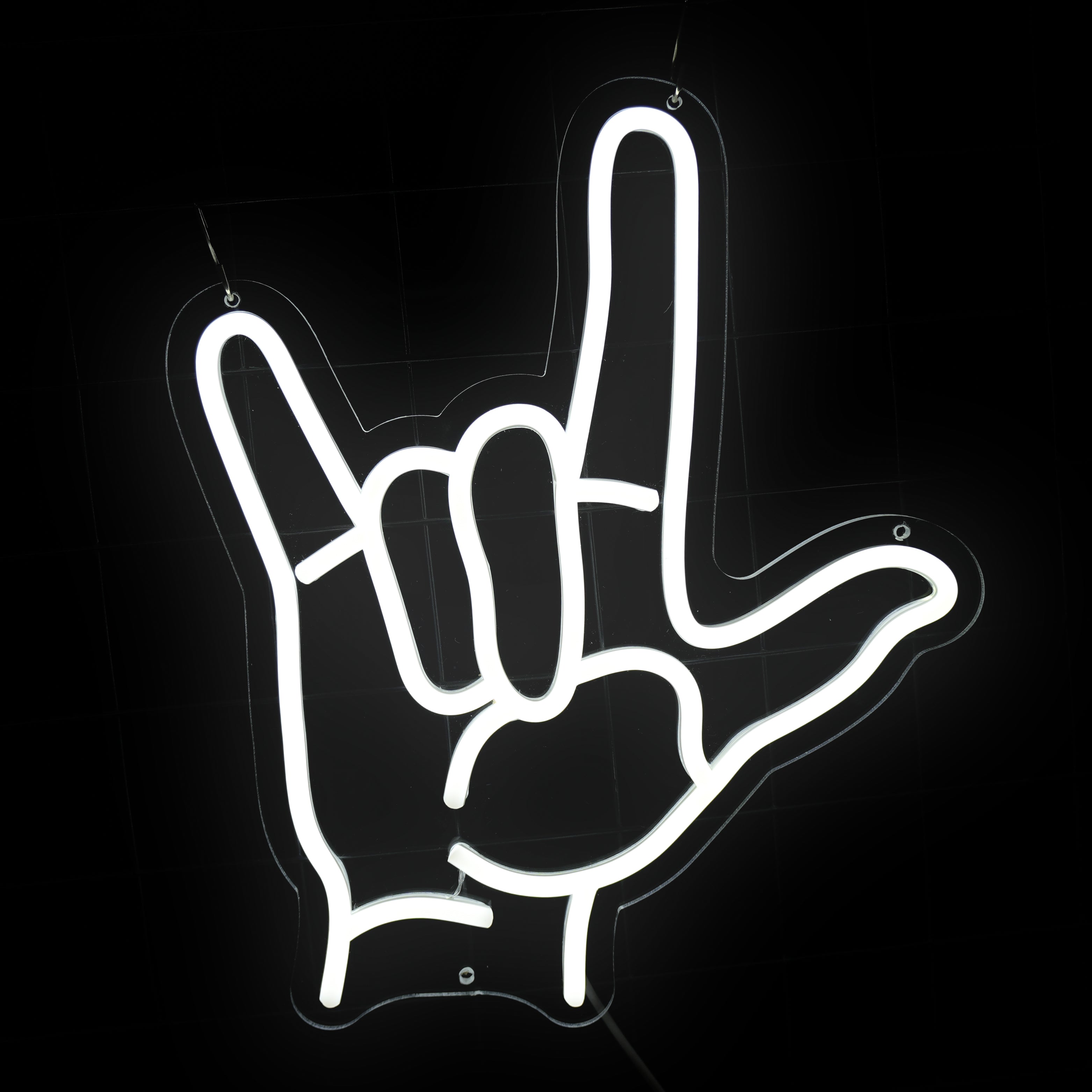 Rock N Roll Hand Neon Sign