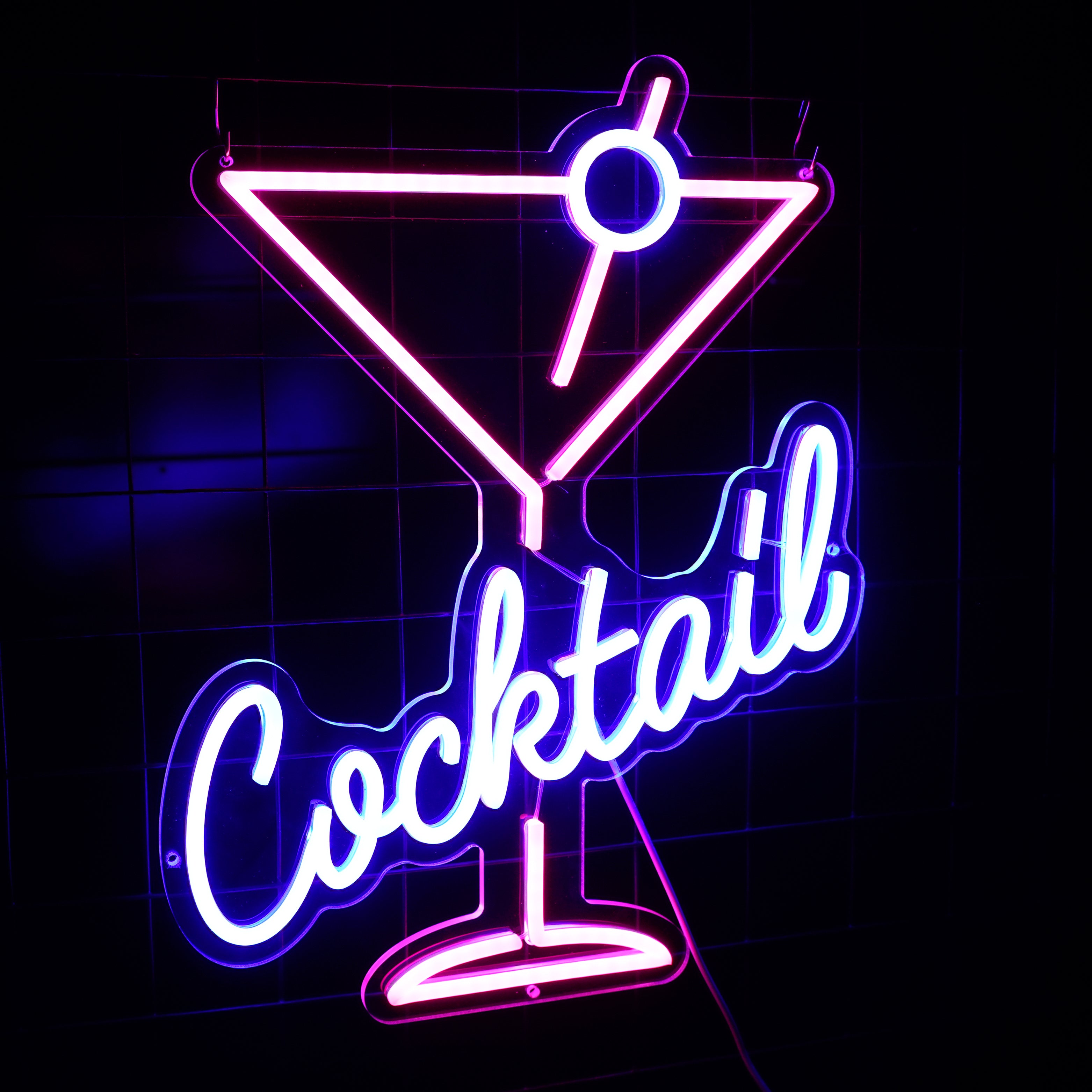 Cocktail Martini Neon Sign