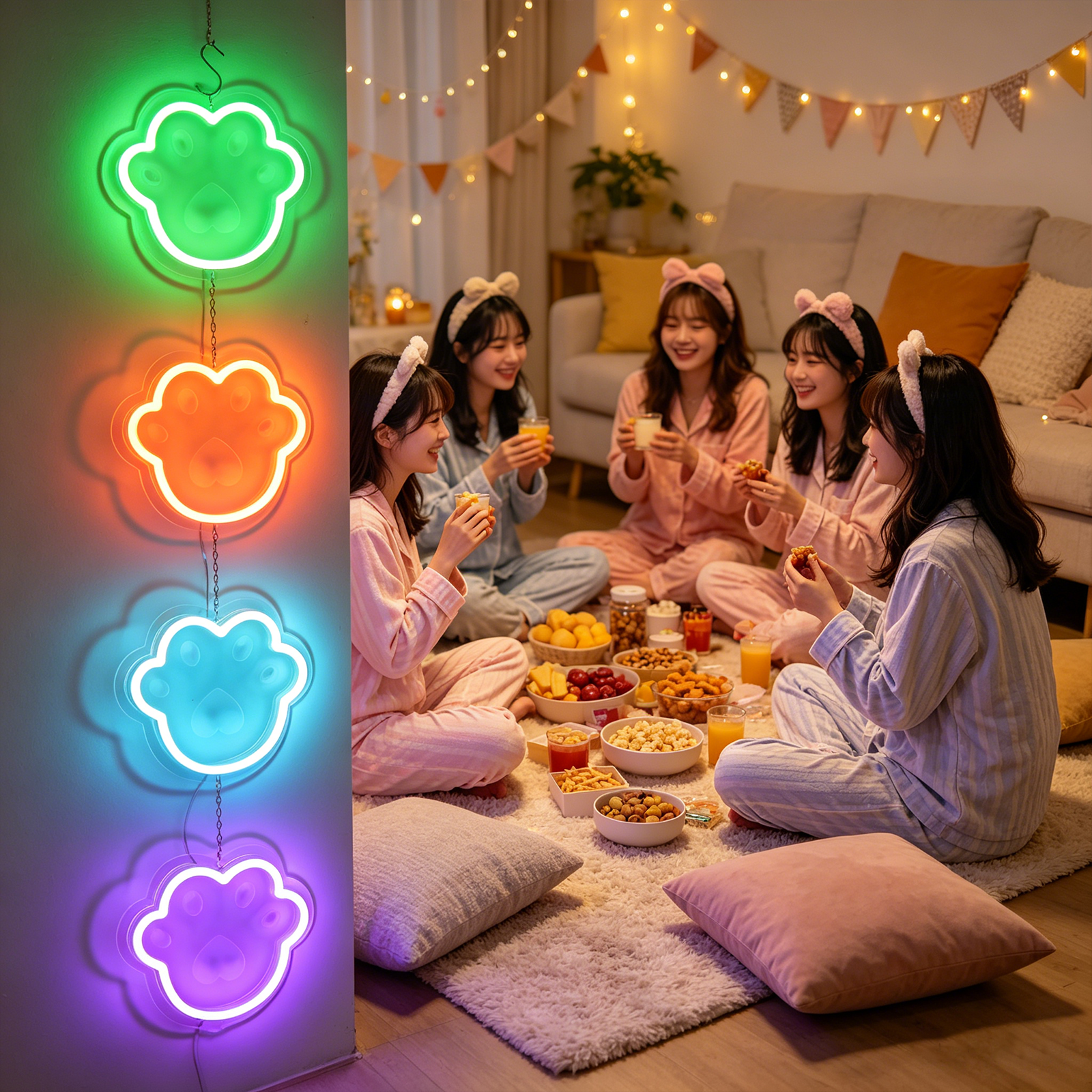 Cat Paw LED Neon Signs