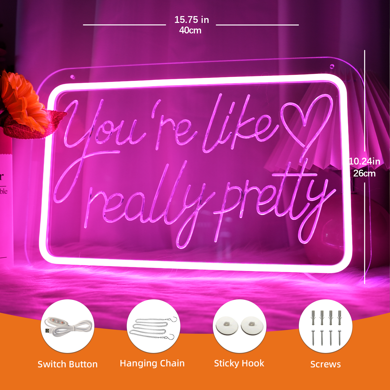 You're Like Really Pretty Led Neon Sign