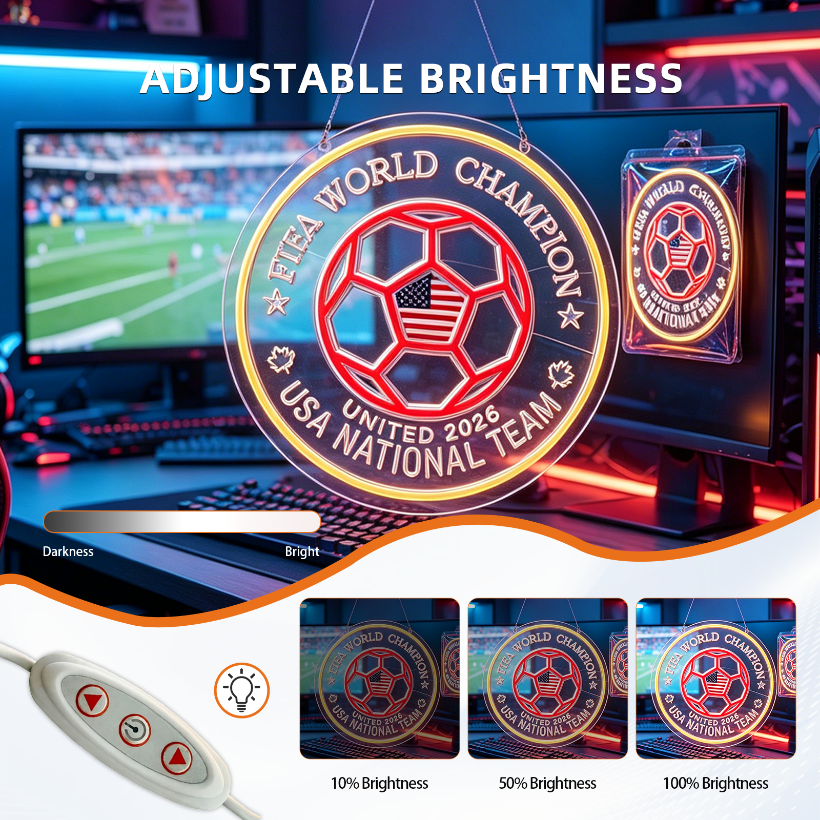 2026 FIFA USA Team Led Neon Signs