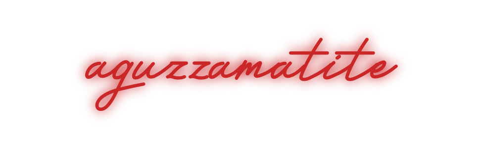 Neón personalizado: aguzzamatita