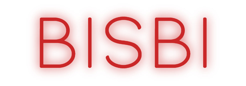 Neón personalizado: Bisbi