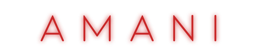 Neón personalizado: AMANI