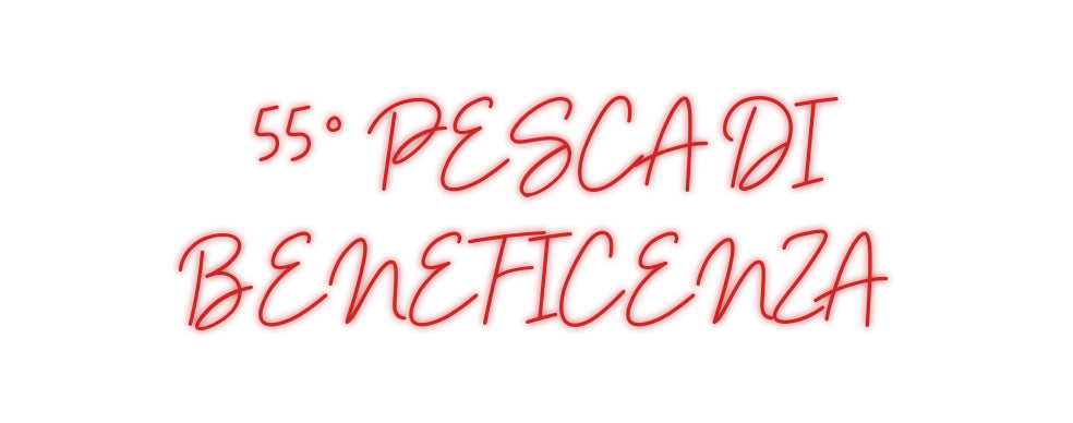 Neón personalizado: 55° PESCA DI...