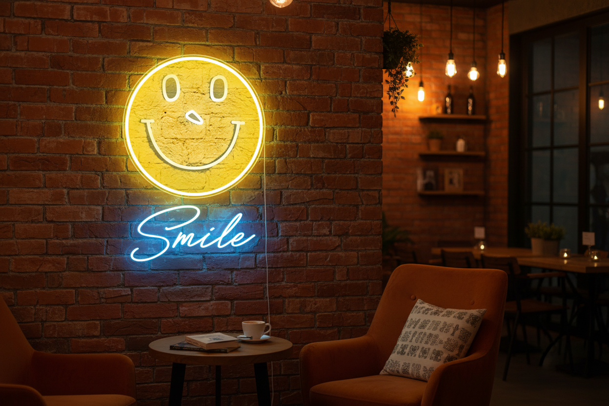 Cara sonriente con sonrisa